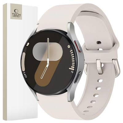 Tech-Protect Силиконовый Samsung Galaxy Watch 4 / 5 / 5 Pro / 6 / 7 / Fe Starlight