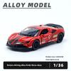 1:36 сплава спортивная модель автомобиля детская игрушка с открывающейся дверью для мальчика украшения