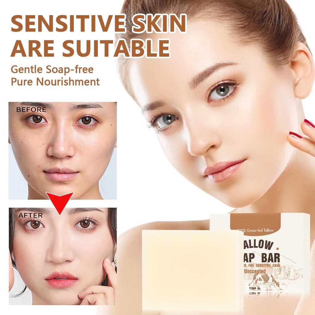 Beef Tallow Soap Soap Smooth Skin Remove Chicken Skin Beef Tallow Skin Care Soap