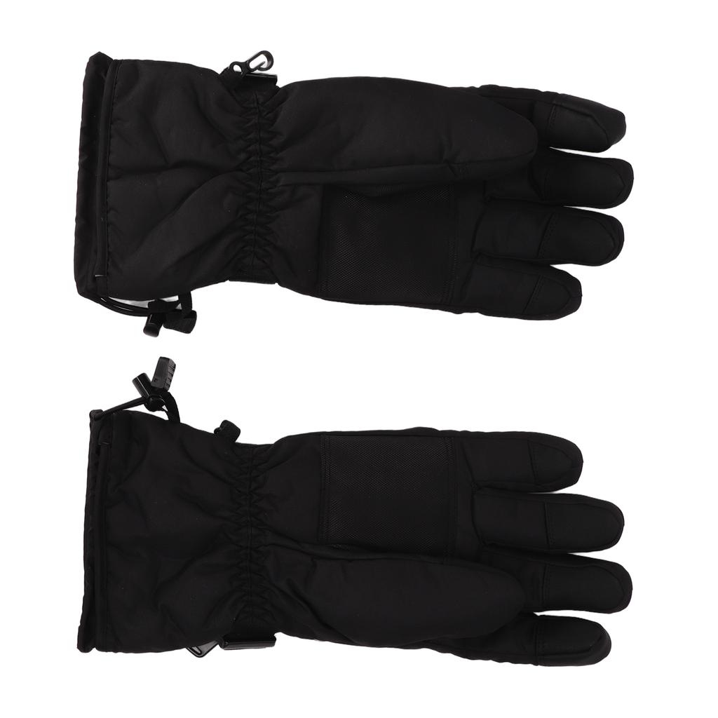 1 Pair Heated Gloves DC 5V Thicken Touch Sensitive 3 Levels Temperature Adjustment Waterproof Electric Heated Gloves