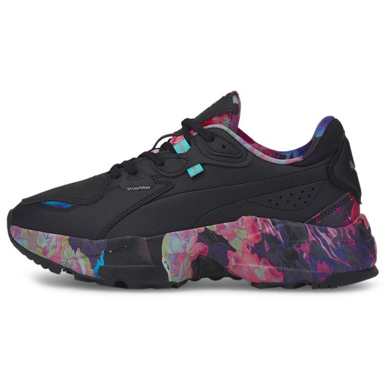 Puma Женские черные кроссовки Orkid Floral Elektro Aqua 384845-01