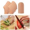 10Pcs Silicone Finger Protectors Finger Arthritis Cracking Pain Relief Finger Cots Short Thumb Guard Cover Reusable Fingertip Protection Finger Caps
