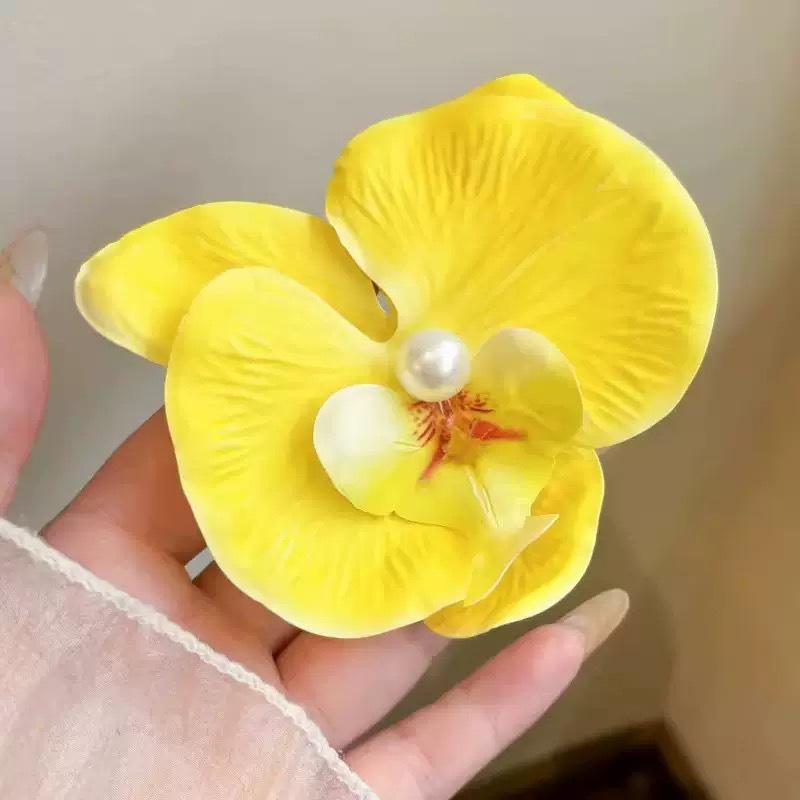 Caro 3D Rose Hair Claw Clip - 2024 High-End Floral Shark Clip for Women, Elegant Headwear