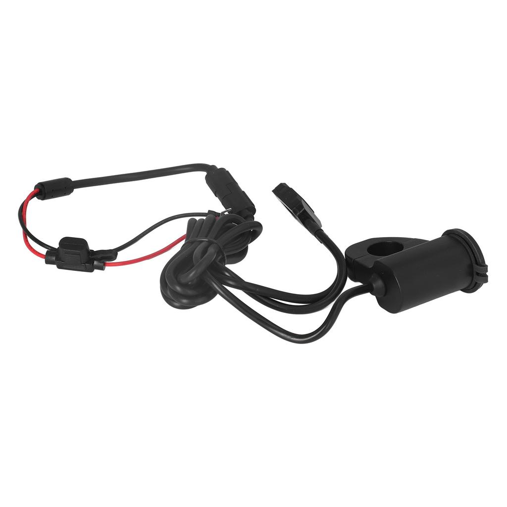 Motorcycle Phone Charger Aluminum Alloy Waterproof Charger Electric Bike Digital Display QC3.0 Dual