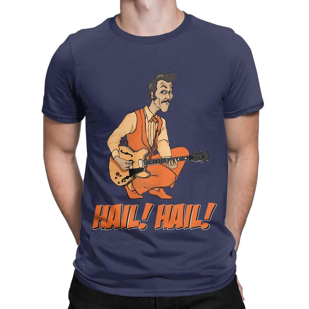 Hail Hail King Of Rock Chuck Berry Novelty 100 Cotton Tshirt Chuck Berry Tops Tees For Unisex