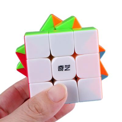 Qiyi Warrior S Magic Cube Красочные наклейки без наклеек Скорость 3x3 Куб Антистресс 3x3x3 Обучающие и развивающие кубики-головоломки, игрушки