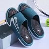 Male Slipper Pvc Beach Men's Shoe Casual Low Price Clappers 2024 Trend Comfortable Slides With Korean Style Adult Fun Eva Style