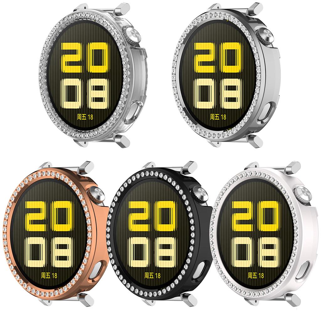 PC Hollow Case Frame for Huawei Watch GT6 41mm  Diamond Crystal Bumper Protector for GT5 41mm Shell Accessorie