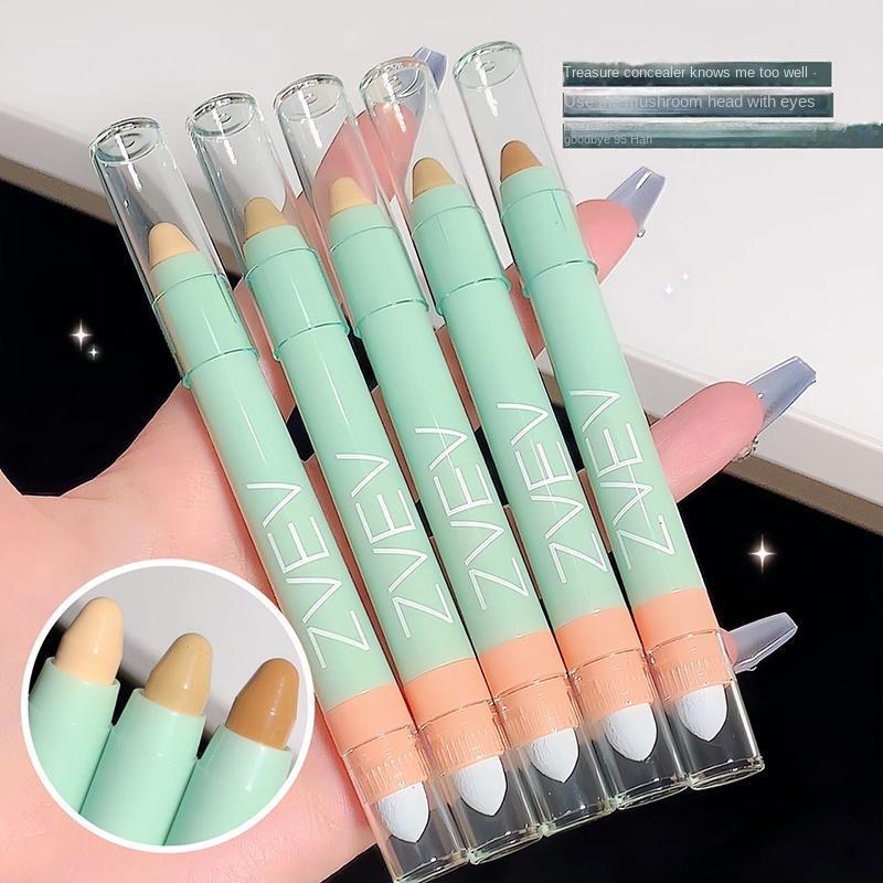 Soft Concealer Face Eye Sleeper Silk Pen Cover Acne Mark Spots Dark Circles Concealer Natural Brightening Oil Control Lasting Makeup for Women