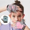 Wear-Resistant Fingerless Exercise Gloves Anti-Slip Kids Cycling Gloves  Boys and Girls