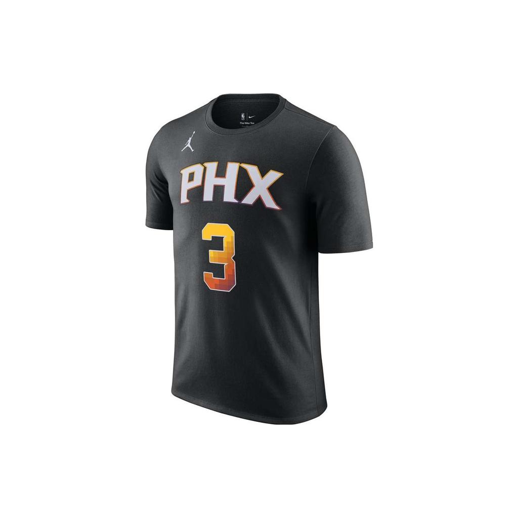 Nike Футболка с круглым вырезом и принтом Phoenix Suns Graphic Letter, мужские топы, черные DV5792-016