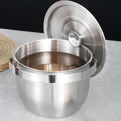 Большой походный котелок с пыленепроницаемой крышкой и сетчатым фильтром для масла