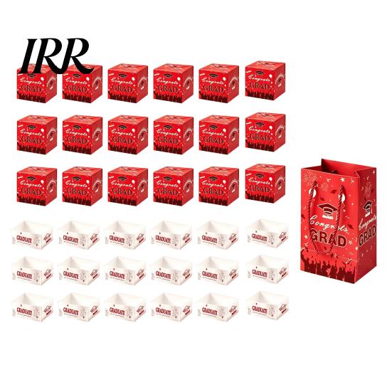 Jumping Red Envelope Bouncy Graduation Gift Box with Surprise Pop Up, High School College for Graduation, Exploding Money Party Decor Class of