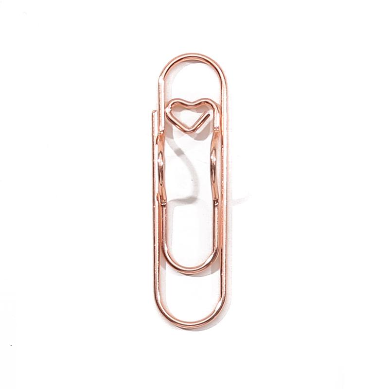Photo Decorative Metal Binder Paper Clips Desk Office School Supplies Stationery