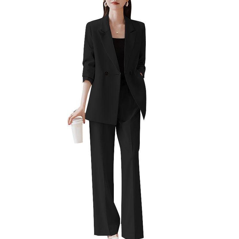 ZANZEA Женский кардиган, блузка и брюки, повседневный комплект из двух предметов