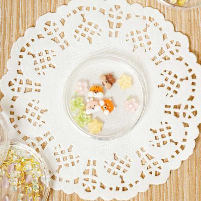 Друзья с пухлыми щеками, трехмерные детали для ногтей (10 кусочков)