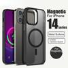 Phone Case for IPhone 14 Pro Max Case Magsafing Cover for IPhone 13 12 11 Pro Max 14 Wireless Charging 14 Pro Magsafe Magnetic Case