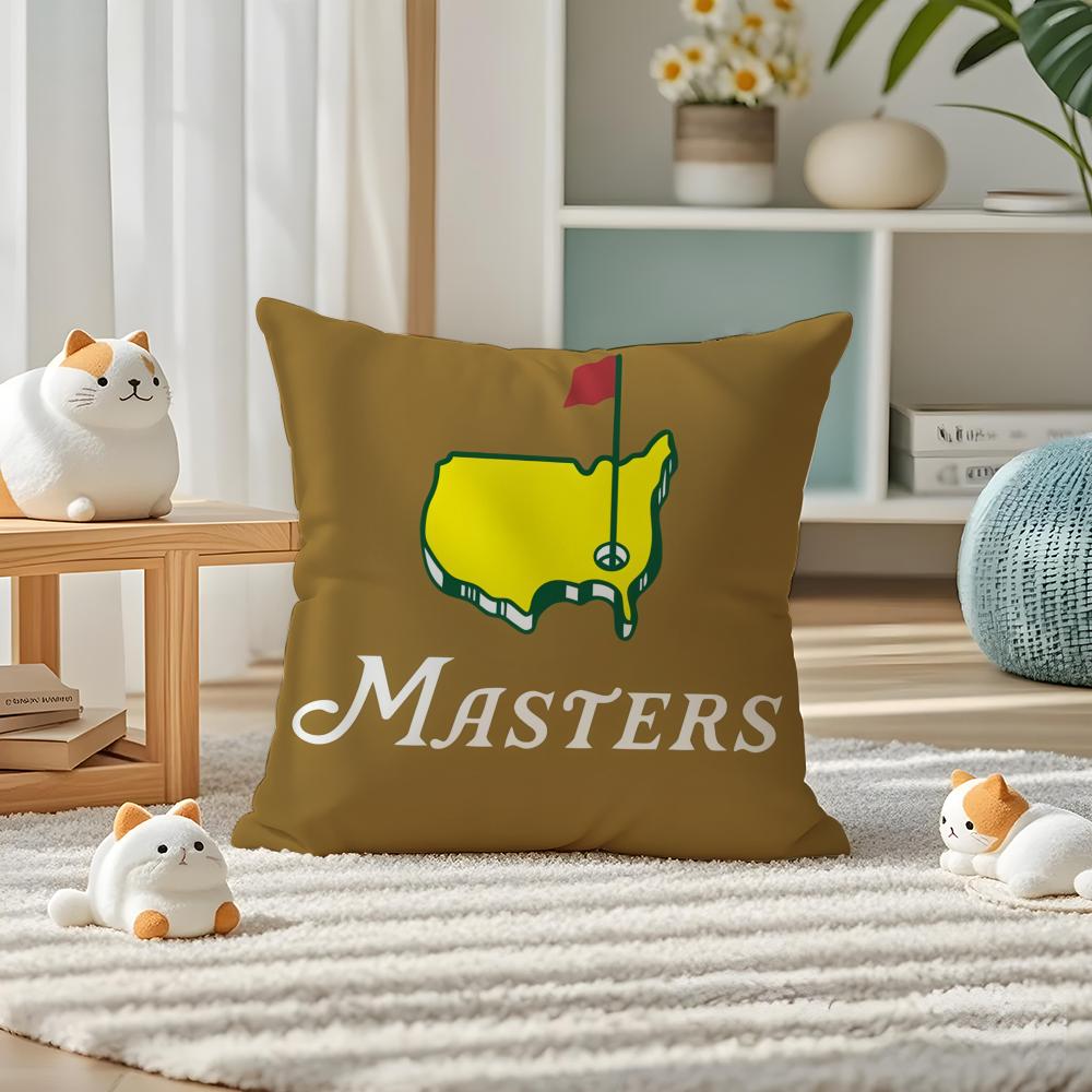 MMasters Golf Печатная наволочка Шелковистая элегантная Удобная Диван-кровать Невидимая молния