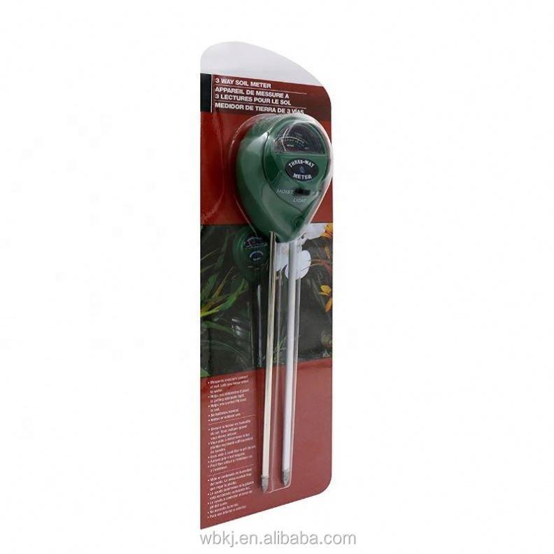 3-in-1 PH/Moist/Sunlight Dual-rod Soil Tester for Home Use Agriculture Farming