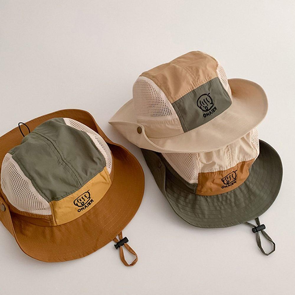 Anti UV Boys Girls Bucket Cap Summer Children Fisherman Hat Cute Baby Sun Hat  Travel