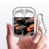 Чехол для Airpods 4 Pro 1 Pro3 Pro2 3 2 Прозрачный Чехол для Наушников Камуфляжный Узор