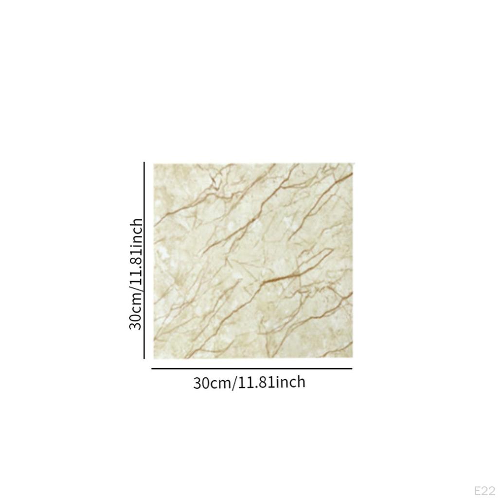 Backsplash Wall Tile Sticker Imitation Marble PVC Modern Panel Wallpaper for