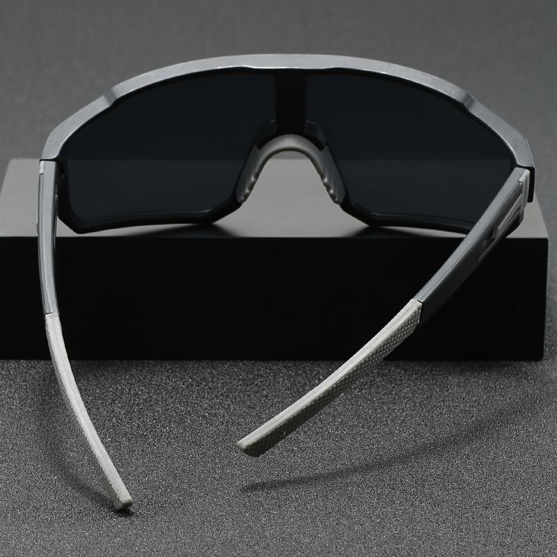 Солнцезащитные очки с очень большой оправой, классический черный, нейтральный дизайн, прочный поликарбонатный материал с силиконовыми нескользящими дужками для отдыха