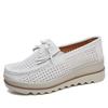 Spring Autumn Women Platform Shoes Ladies Loafers Genuine Leather Comfort Soft Moccasins Casual Flats Shoes Slip On Sneakers