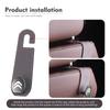 Hidden Car Back Seat Hook Headrest Suede Soft Hanging Hook For Citroen Jumper Celysee Cactus Picasso Aircross Saxo Grand