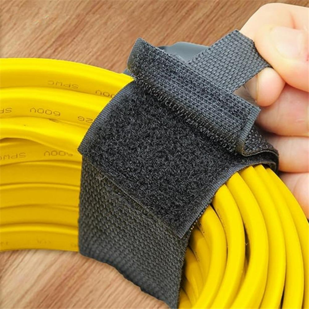 Portable Heavy-Duty Hook Storage Straps Wire Harness Device Cable Storage Storage Tape Suitable for Garden Hose Cables Storage