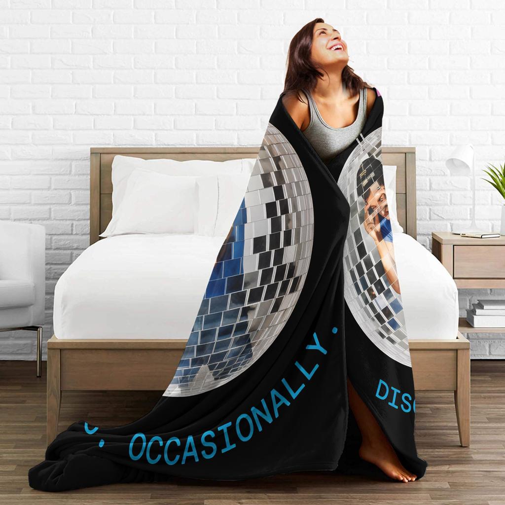 Harrys Styles Kiss All The Time Blankets Winter Super Soft Throw Blanket For Boy Girl Home Decor Flannel Bedspread Bed Cover