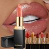 9 цветов Mermaid Ji Shiny Pearlescent Warm Lipstick Lip Stain High Pigmented Long Lasting Lip Gloss Lip Makeup Gift