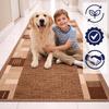 [7] MONTE BROWN 100x180 cm Anti-slip rug D7512