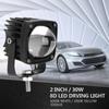 8D Lens Led Work Light 6000K White/ 3000K Yellow Driving Light Fog Lights 2 Inch Car Truck Off Road Motorcycle