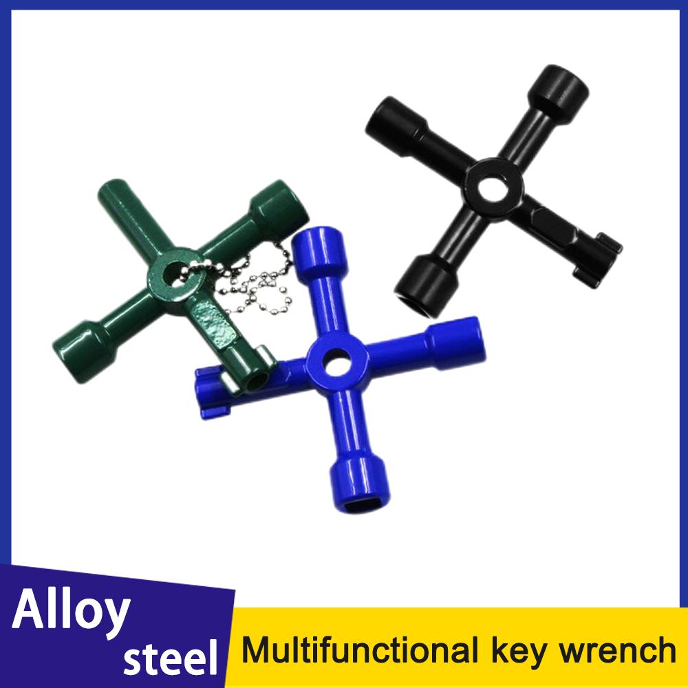Электрический шкаф Автомобильный лифт Крестовой ключ Ключ для клапана счетчика воды Внутренний треугольный ключ Многоцелевой портативный инструмент