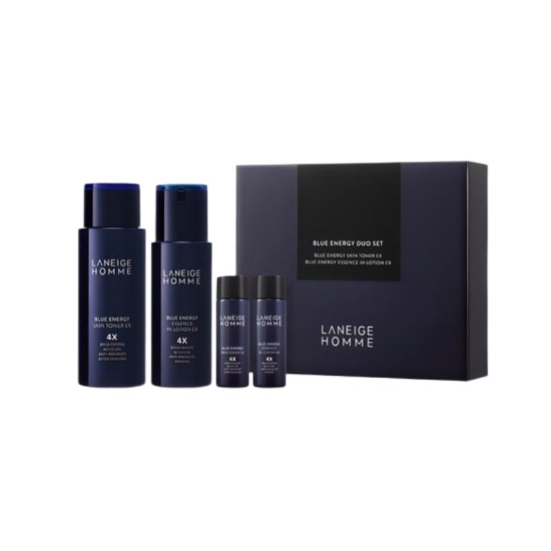 LANEIGE Мужской набор Homme Blue Energy EX Duo Set Тонер Лосьон Специальный набор Тонер Лосьон с Подарками