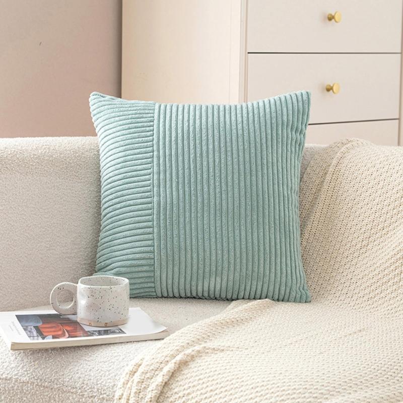 Plushes Corduroy Cushions Cover Pillow Cover Pillowcase for Durability & Comfort in Various Home Setting Easily Wash