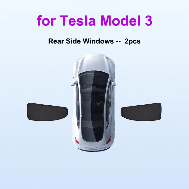 for Tesla Model 3 Y Juniper Highland 2025-2020 Car Side Window Sunshade Front Rear Windshield Privacy Blind Sun Shade Camping