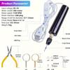 Portable Mini Electric USB Drill Set With 74 Pieces Accessories, Universal DIY Power Tool Kit For Crafting And Resin Jewelry Making