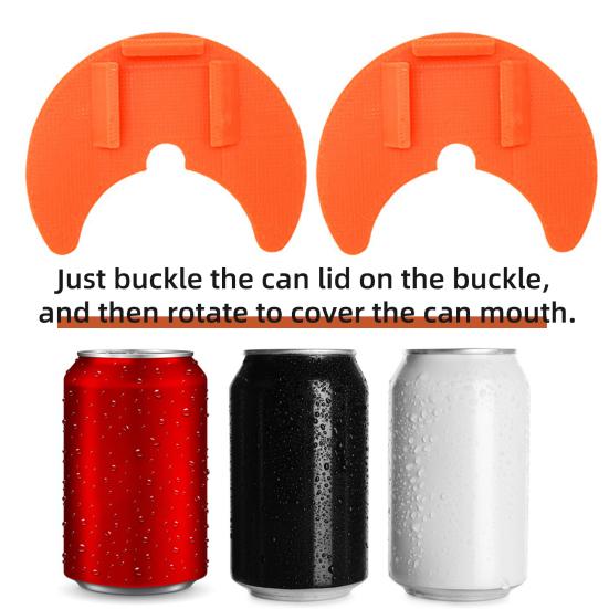 Крышка для банки с газировкой, многоразовые защитные колпачки, защита от протечек для газировки, кока-колы, пива, сока, напитков