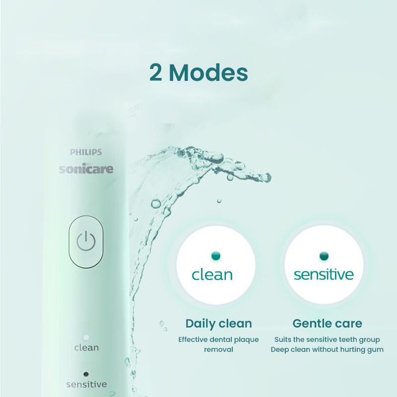 Philips HX2421 Sonic Electric Toothbrush Teeth Cleaning Teeth Whitening Brush 1 Handle 1 Brush Head