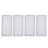 4pcs Magnetic Floor Register Vent Covers 5.5x12 Inch Magnet PVC Vent Screen Net for Wall Ceiling