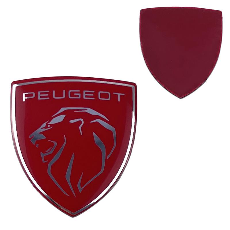 3.2x3.6cm New Alloy Car Steering Wheel Center Badge Sticker for Peugeot Emblem 308 307 408 208 508 3008 2008 5008 Accessories