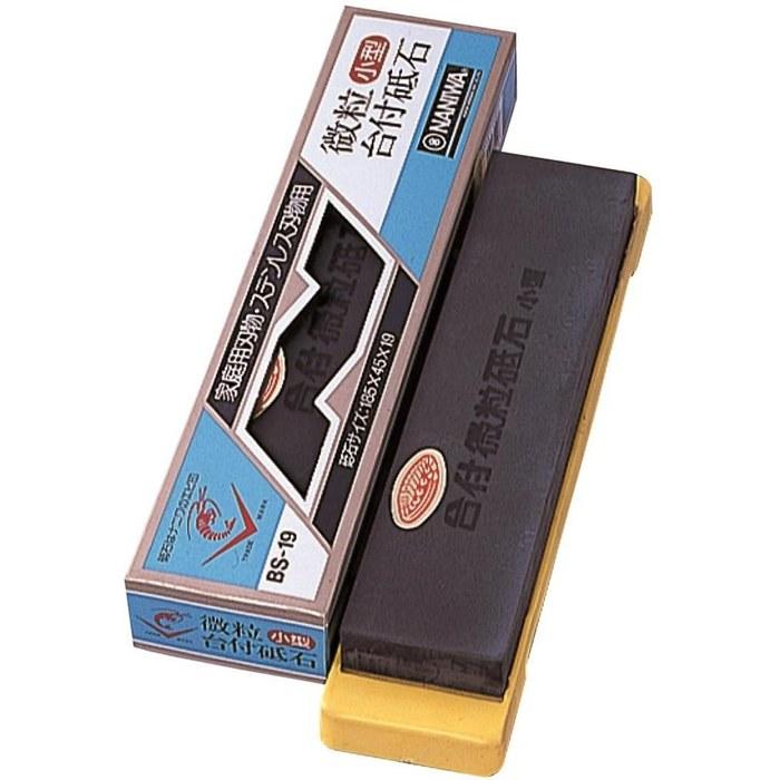 Naniwa Chemical Micro-Grain Whetstone with Stand, Small, BS-19 #600