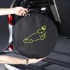 Ткань Оксфорд EV автомобильный зарядный кабель сумка для хранения переноски для электромобиля зарядный кабель сумка портативный ударопрочный квадратной формы