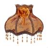 Lampshade Decorative Fringe Tassel Cloth Beaded Shade for Table Lamp Replacement European Vintage