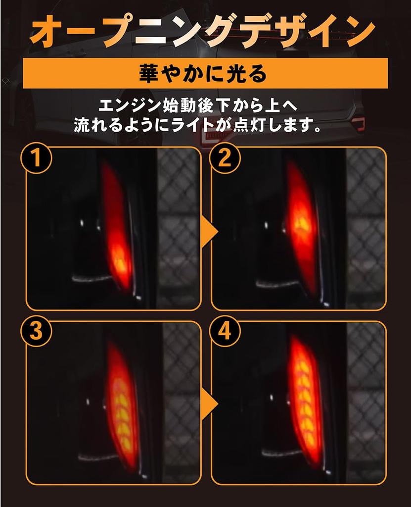 Alphard 40 Series LED Reflector Lamp, No Processing Required, Opening, Dedicated Harness, Switching Function,