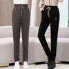 Autumn Winter New Fleece Trousers Korean Casual Harun Pants Female Loose  Trousers Trend Women's Sports Pants