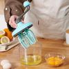 Silicone Semi-Automatic Egg Beater Cake Tool Whisk Manual Hand Mixer Self Turning Egg Stirrer Kitchen Egg Tools Kitchen Supplies