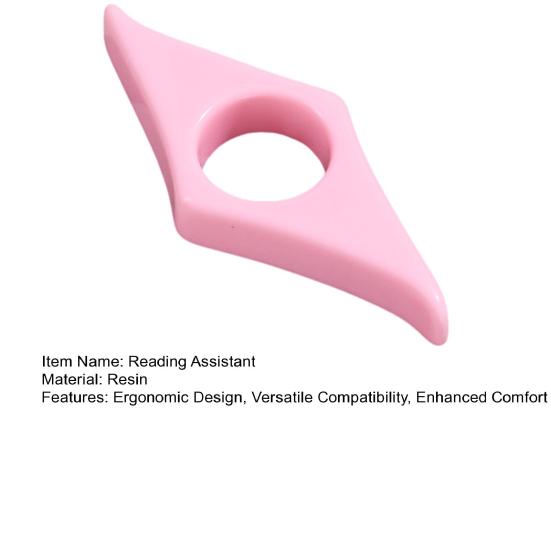 Помощник по чтению Держатель для большого пальца Предотвращает судороги пальцев Эргономичная книжная страница для пальцев